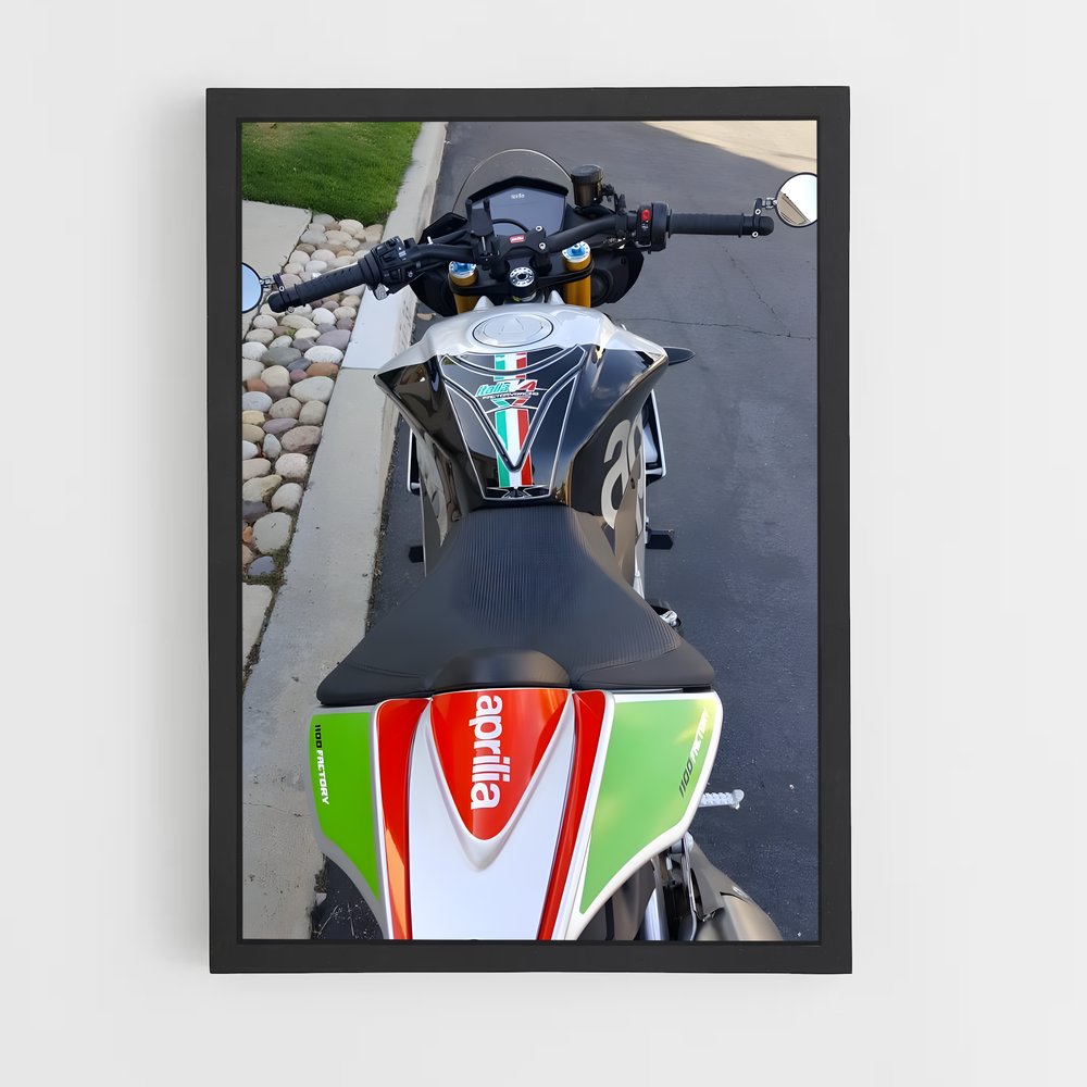 Poster élégant Tuono v factory – affiche Aprilia (vue 2)